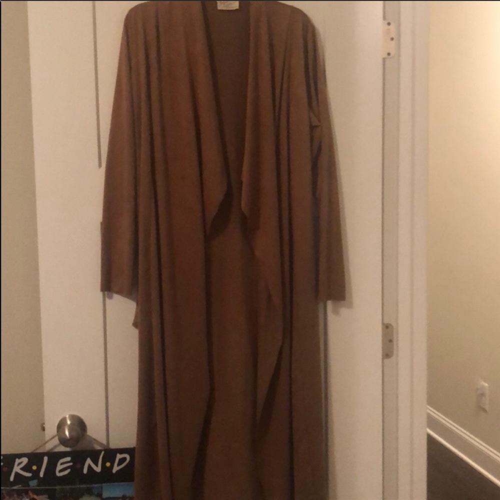 Suede duster